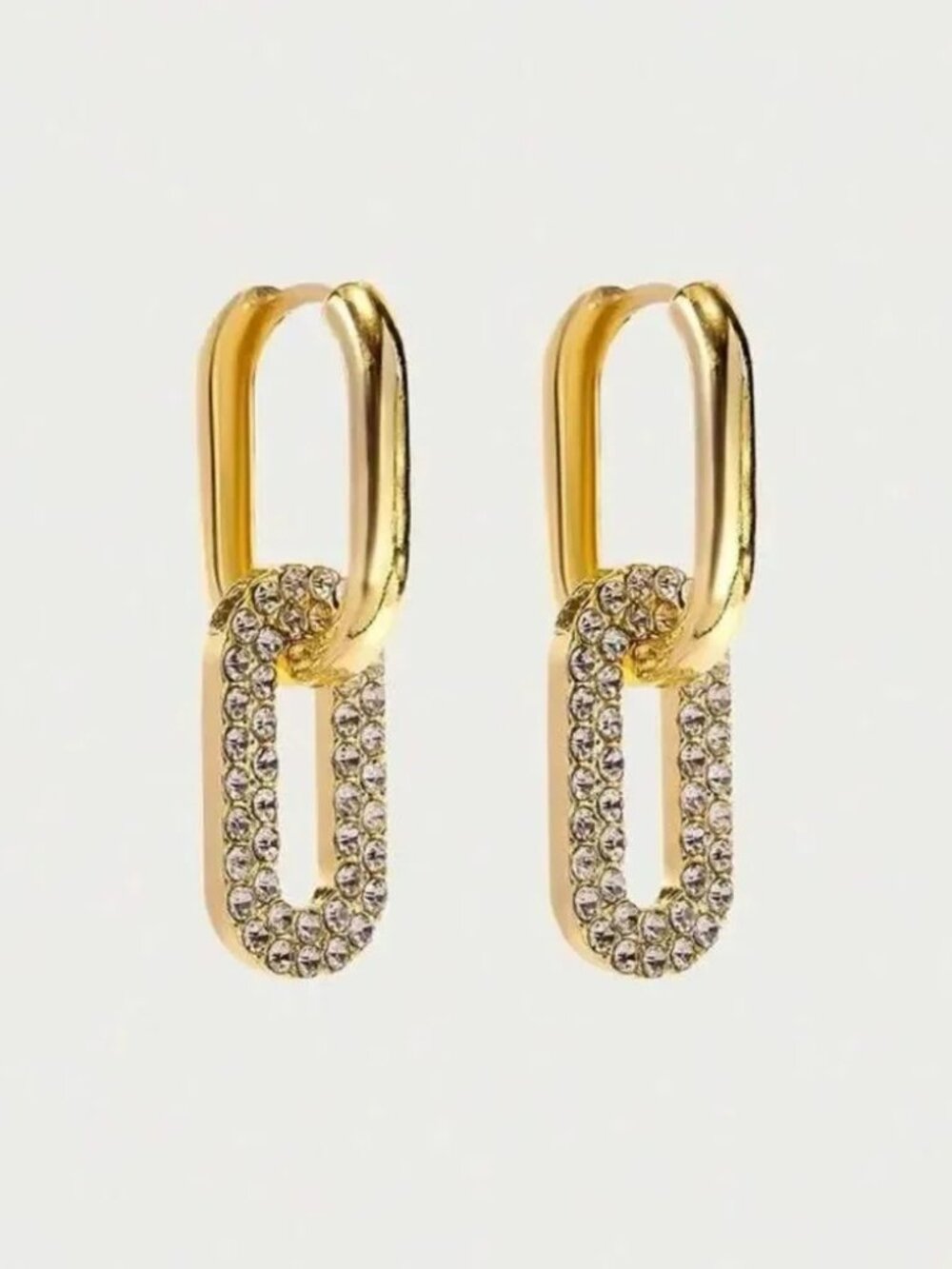 Elegant Gold Hoop Earrings R116